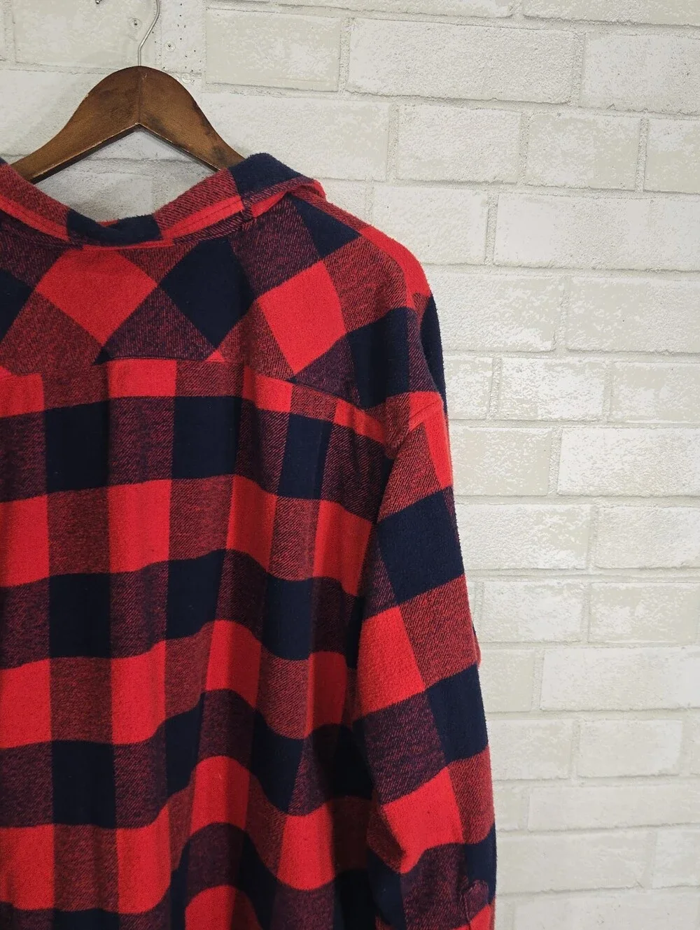 aerie have flannel print Shacket top - Picture 12 of 15
